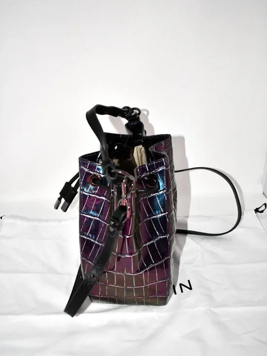 Brahmin Melinda Bucklet Bag in Heroic Purple Kingstone # V33258701410 NWT - Picture 9 of 12